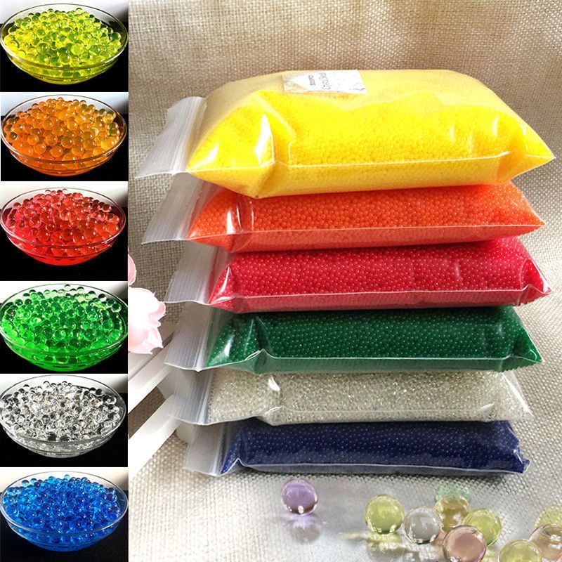 sponge baby crystal mud water beads absorbent beads growing ball crystal baby water-absorbent ball hydroponic plant marbles