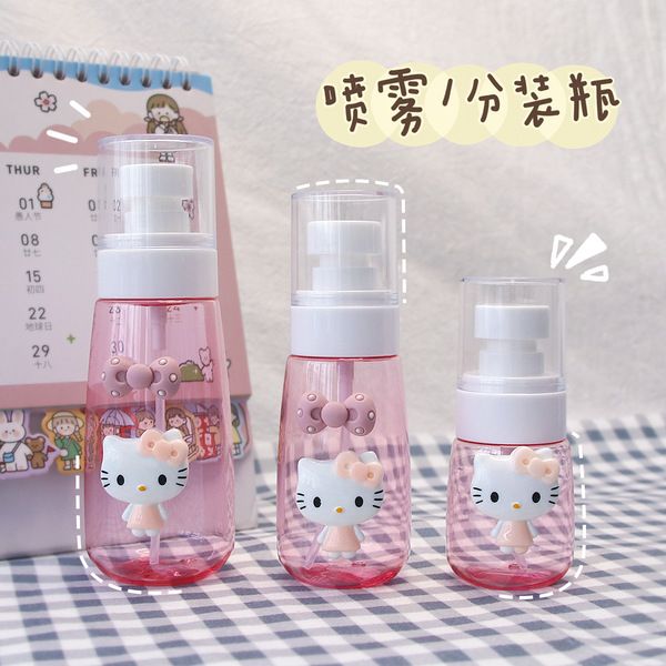 cute spray bottle travel sub-packaging skin care lotion small lotion alcohol spray bottle portable perfume fine sprays water bottle