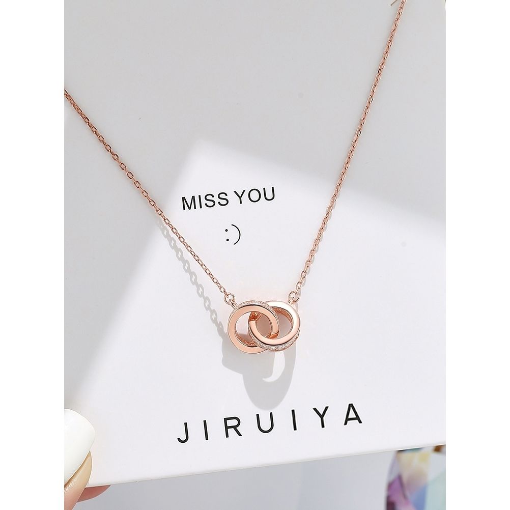 925 silver necklace female special-interest design clavicle chain female summer 2022 new sterling silver for girlfriend gift for bestie