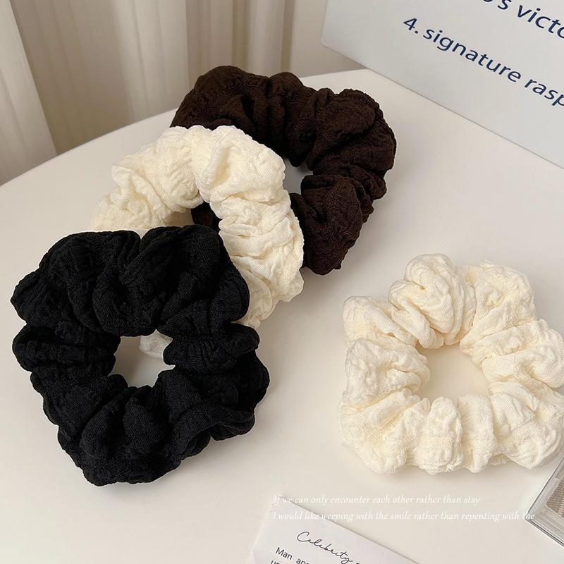 french retro pork intestine hair band female temperament bun hairtie early autumn simple ins intestine hair rope rubber band