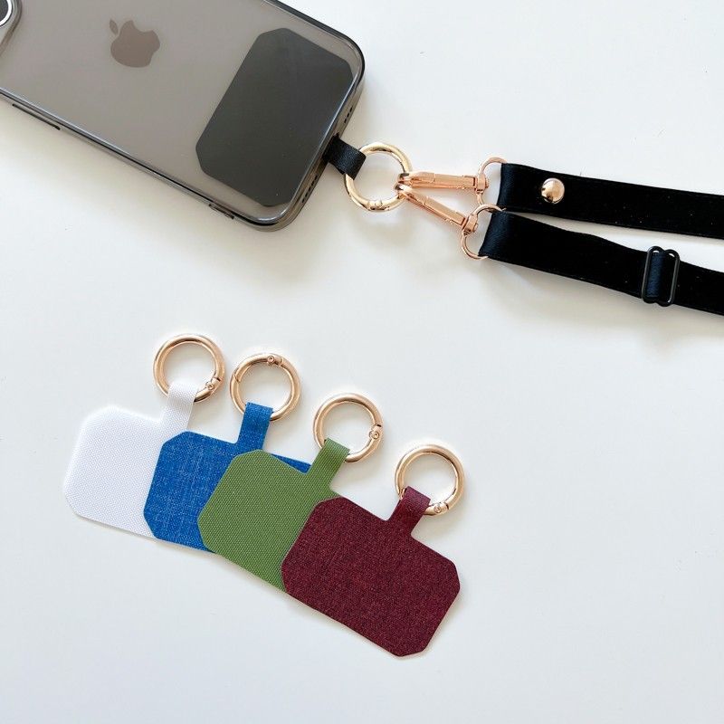 phone case bracelet mobile phone lanyard fitting mobile phone paster clip oxford cloth fixed piece bracelet gasket card