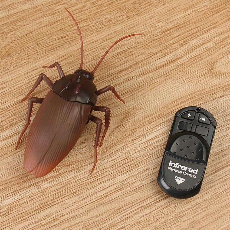 tiktok remote control cockroach toy xiaoqiang simulation electric bug fake insect creative gift trick props spoof