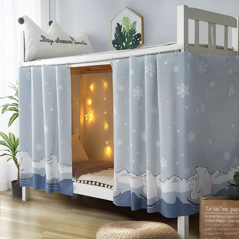 student dormitory bed curtain bunk bunk women‘s shading cloth bed curtain single bed covering men‘s college bedroom curtain