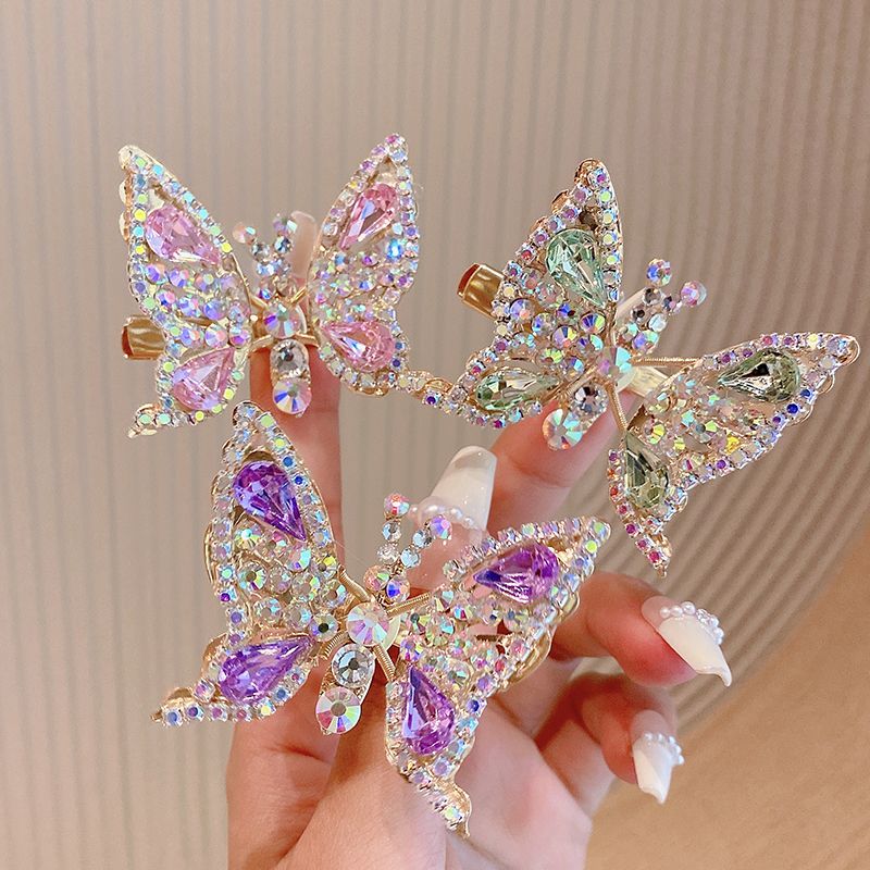 children‘s bow barrettes internet celebrity moving three-dimensional hairpin girl‘s ancient style super fairy tassel hanfu fringed headwear