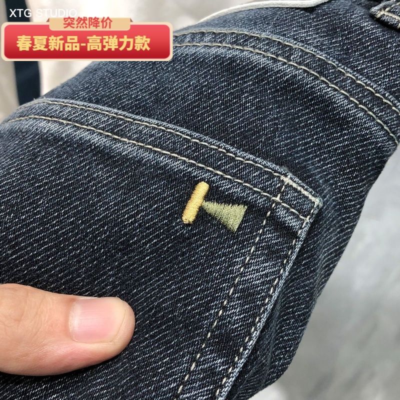 clearance and leak detection! free shipping! a variety of big collections! high-end affordable luxury 2022 autumn and winter embroidered jeans men‘s fashion brand