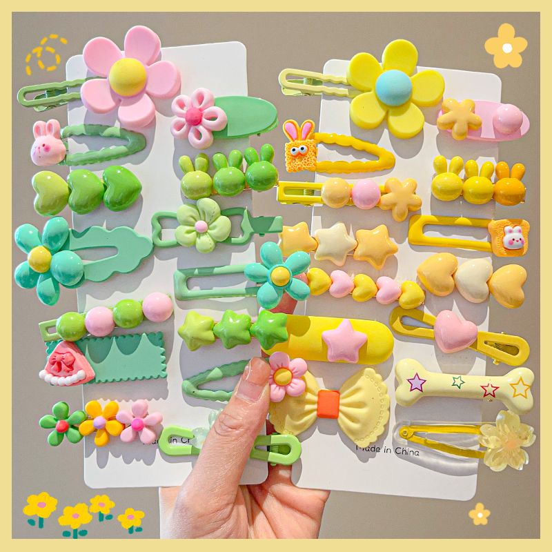 children‘s hairpin headdress girls‘ side liuhai clip girls‘ cute bb clip duckbill clip baby super cute hairpin hair accessories