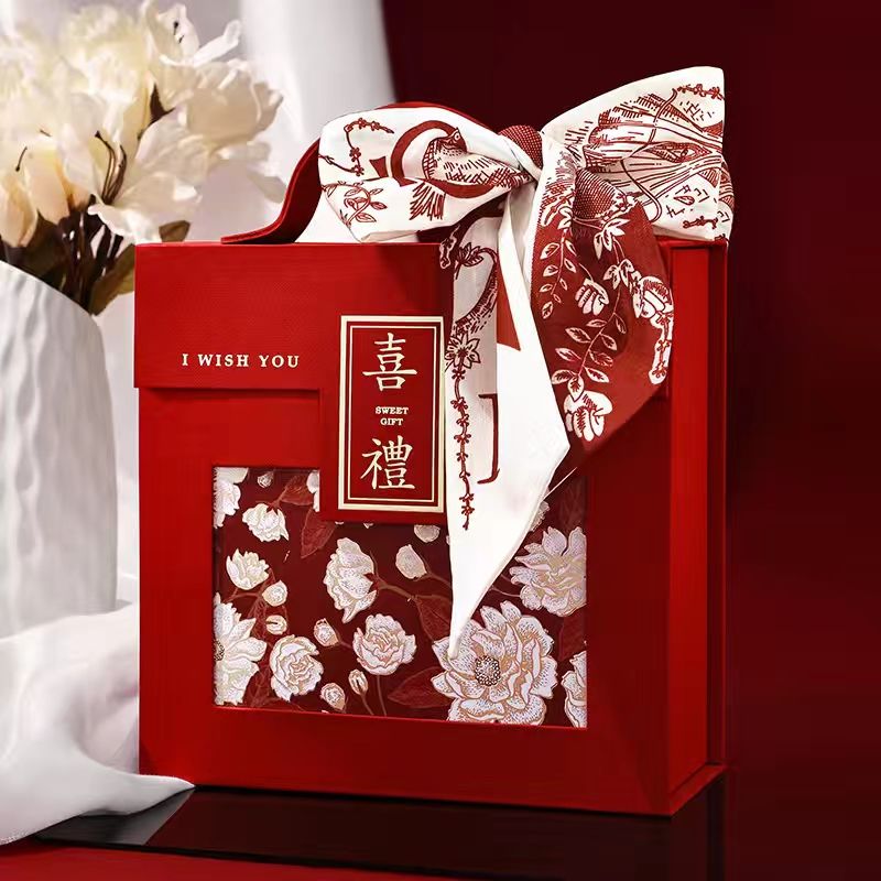 gift gift for bridesmaid girlfriends‘ gift friends birthday present wedding banquet chinese gift box niche high sense