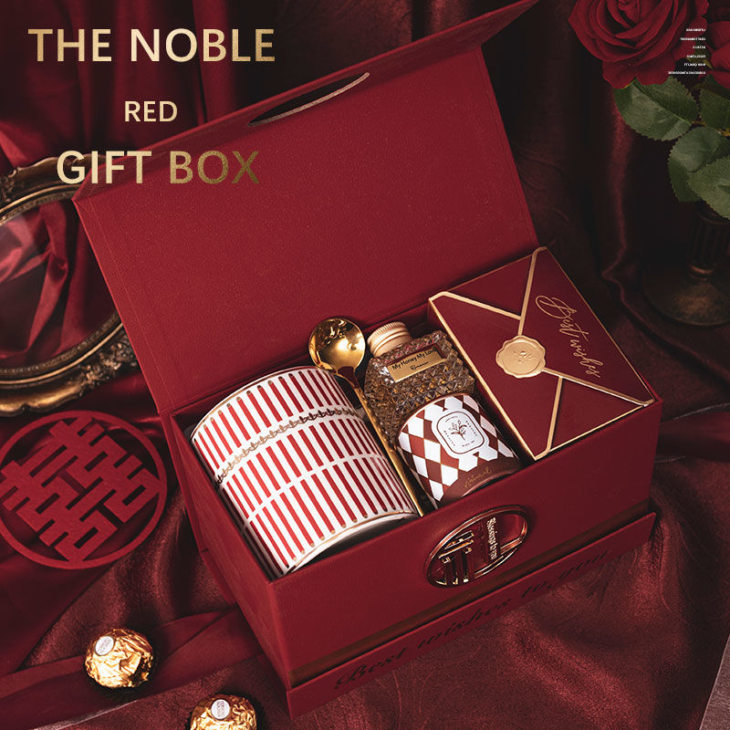 gift gift for female bridesmaid wedding high-end practical wedding bride online hongxi tea niche high-end guest gift box