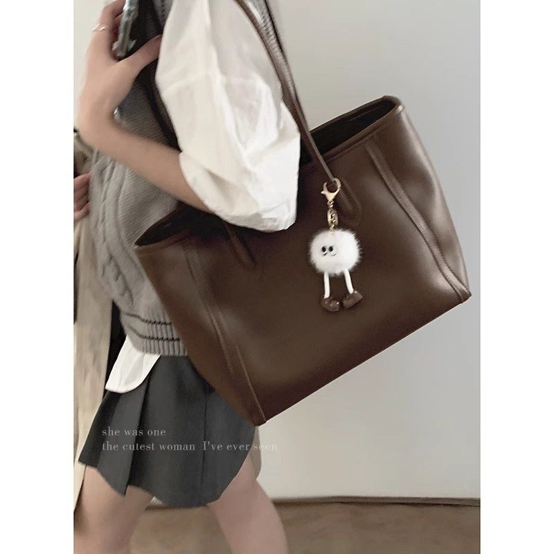 special-interest design original retro large capacity bag women‘s bag 2023 easy matching tote bag large capacity shoulder commuter bag