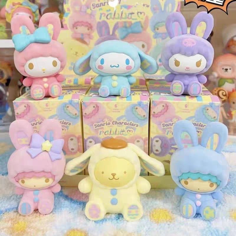 sanrio rabbit series blind box cinnamoroll babycinnamoroll clow m melody hand-made desktop decoration doll girls‘ gifts