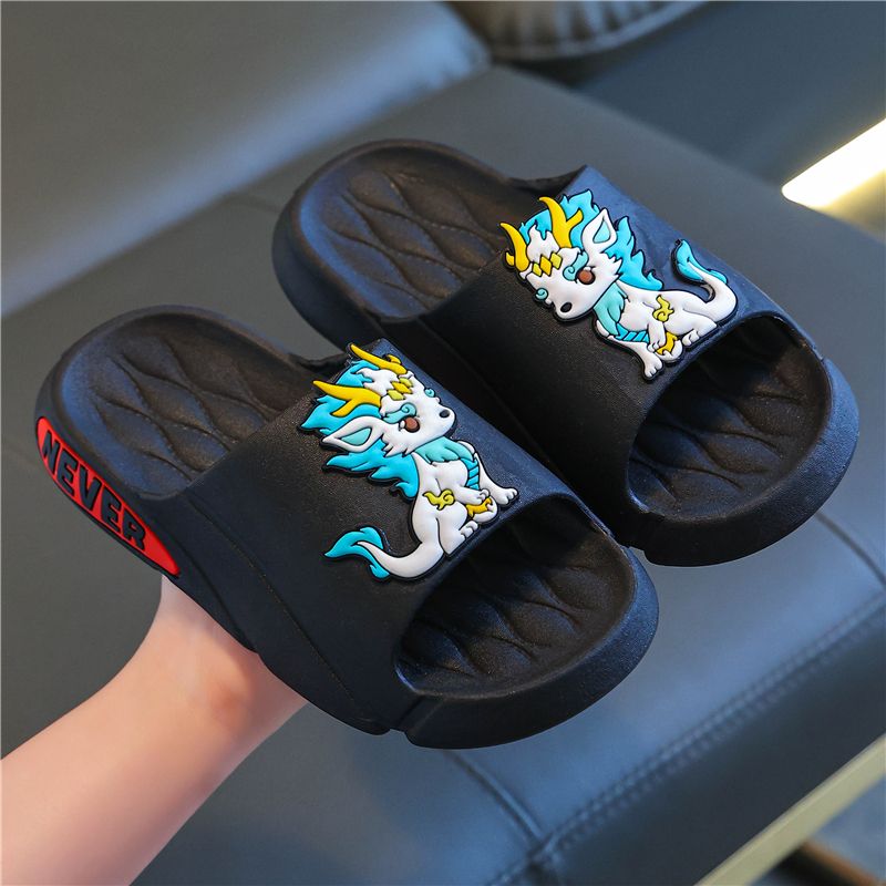 children‘s slippers girls and boys summer bath non-slip home parent-child family three children men‘s deodorant sandals