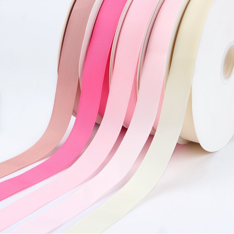 25mm polyester rib ribbon hair accessories diy bow ribbon gift flowers package ribbon clothing accessories