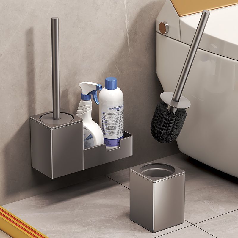 toilet brush household non-dead corner wall-mounted punch-free storage rack toilet toilet toilet toilet cleaning brush