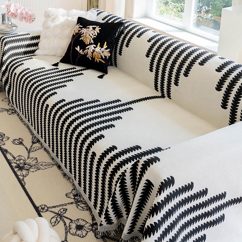 nordic simple four seasons universal sofa cover cloth high sense chenille anti-scratching sofa cover sofa cover sofa towel