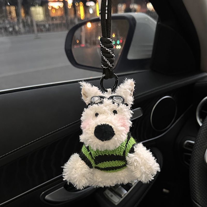 scrawl boyfriend pendant bag pendant plush creative gift cool west highland pendant puppy key chain pendant