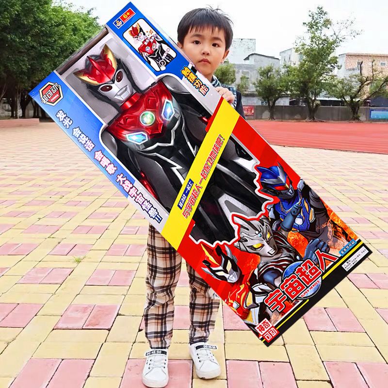 oversized ultraman tiga toy celo superman deformation children‘s birthday gifts suit figurine garage kits boy