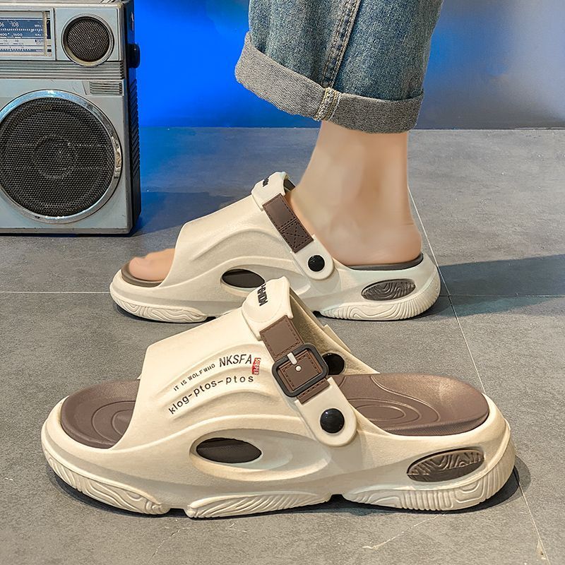 internet celebrity hydrogen cloud slippers men‘s summer outdoor casual sandals men‘s sports driving dual-use beach shoes