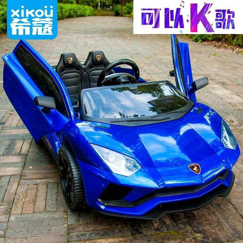 four-wheel charging children‘s electric car can baby remote control car can sit men and women baby child toys rechargeable