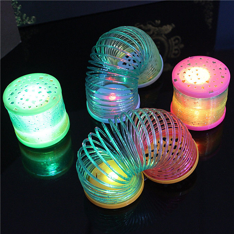 mixed color luminous magic rainbow spring ever-changing rainbow spring luminous rainbow spring children‘s creative toys