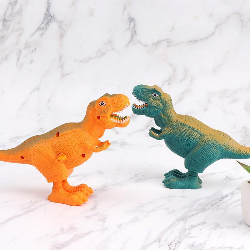Spring Toy Plastic Jumping Dinosaur Children's Toy Kindergarten Prize Small Gift Children's Day Gift