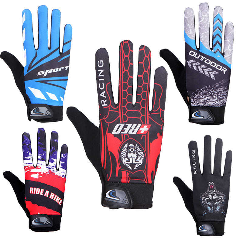 customized logo printing riding gloves men‘s driving thin anti-slip full finger mountaineering sports fitness spring and summer touch screen