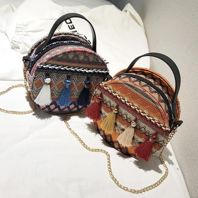 new bags women‘s korean-style all-match messenger bag new harajuku ethnic style chain girl‘s crossbody pouch