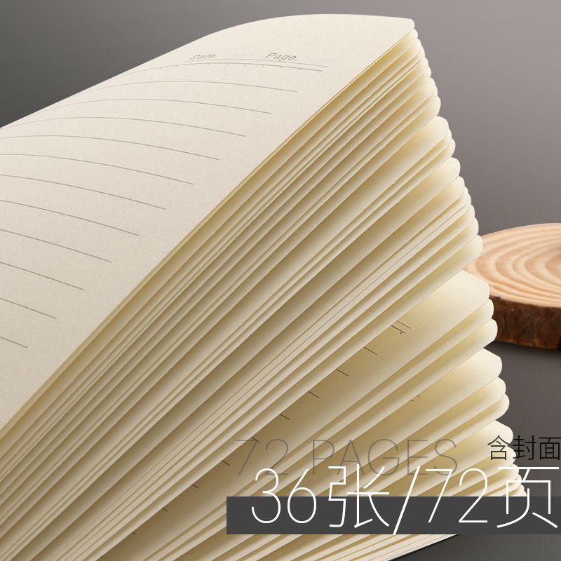 16K Large Cowhide Notepad Chinese Math Composition English Thickened Practice Note Homework Stitching Book Wholesale