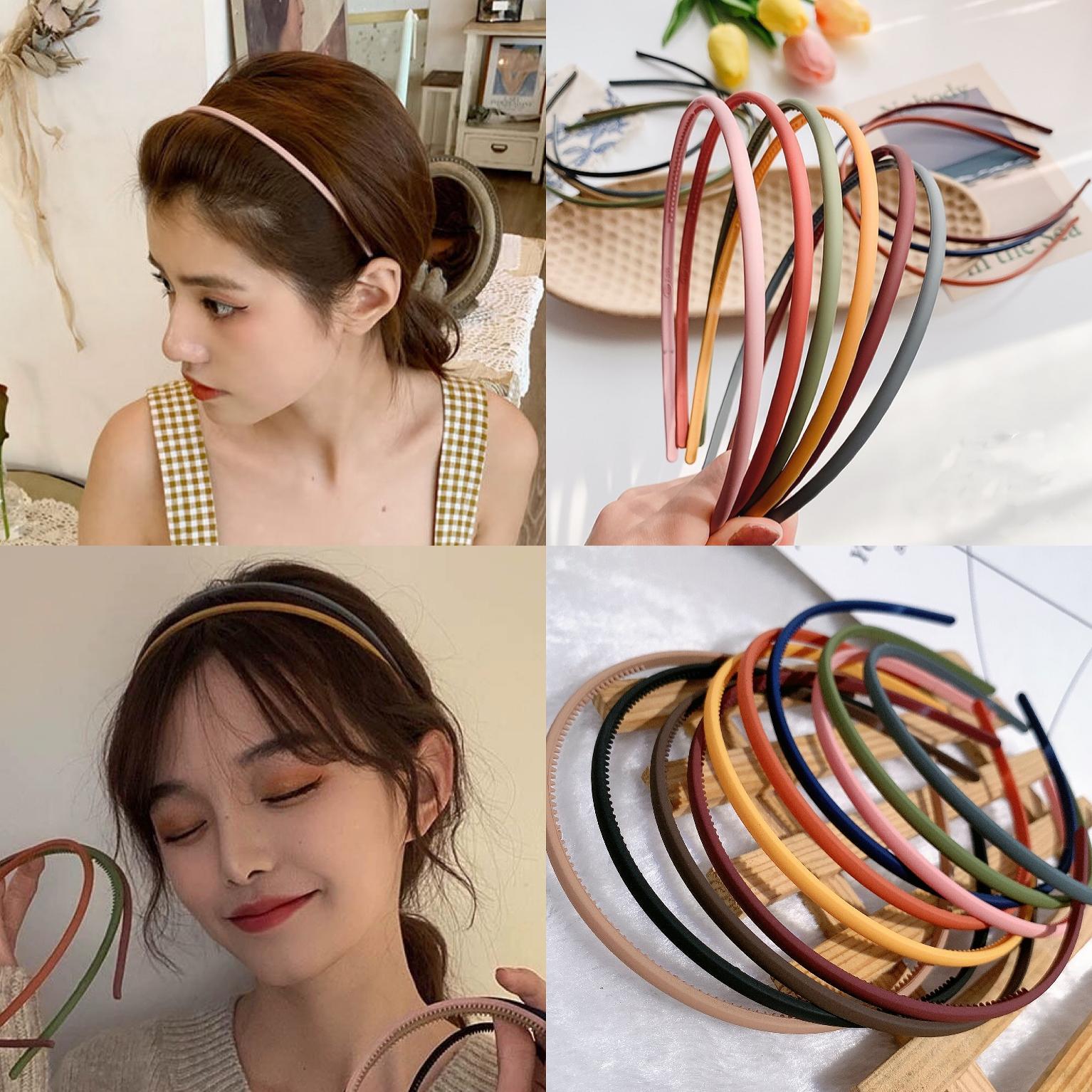 headband women‘s korean face washing barrettes hair fixer non-slip sweet instafamous toothed hair tie headband simple hair clip