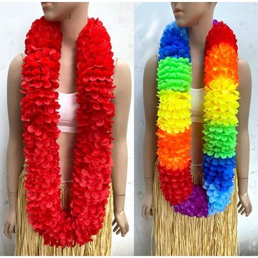 hawaii ultra-fine-meshed thickening singer performer neck ring chest ring bar flower field dance awards annual meeting garland