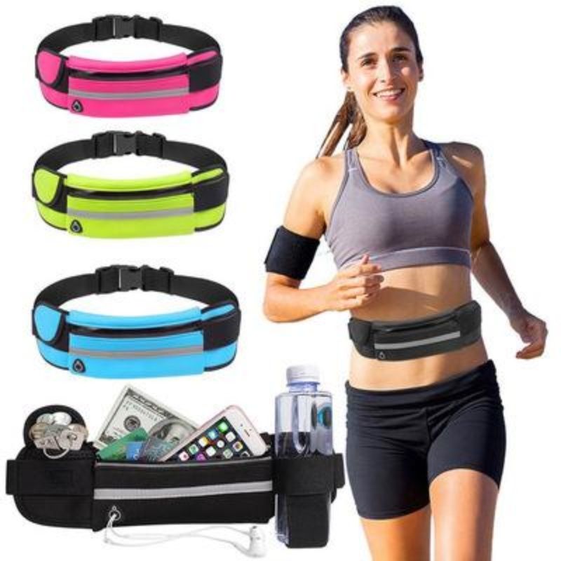 sports waist belt water bottle multifunctional running phone bag men and women fitness outdoor invisible body casual small waist bag