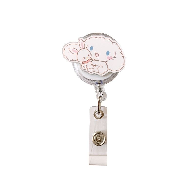 Work Permit Clip Certificate Clipped Button Card Holder Factory Card Buckle Student Can Retractable Buckle Doctor Nurse Name Tag Buckle Can Buckle
