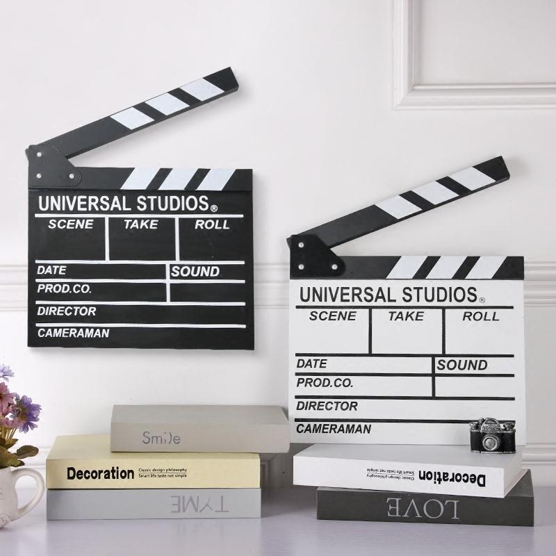 wooden director board clapperboard movie meridian pat movie photography props home decoration new year trinket