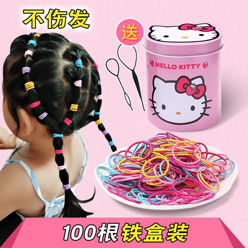 children‘s rubber band hair elastic band children‘s hair rope children‘s rubber band hair ring baby hair accessories