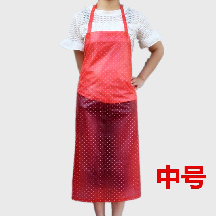 Very Cost-Effective] Waterproof and Oil-Proof Pvc Apron Adult Unisex Kitchen Water Plant Special Work Lengthened Transparent Apron