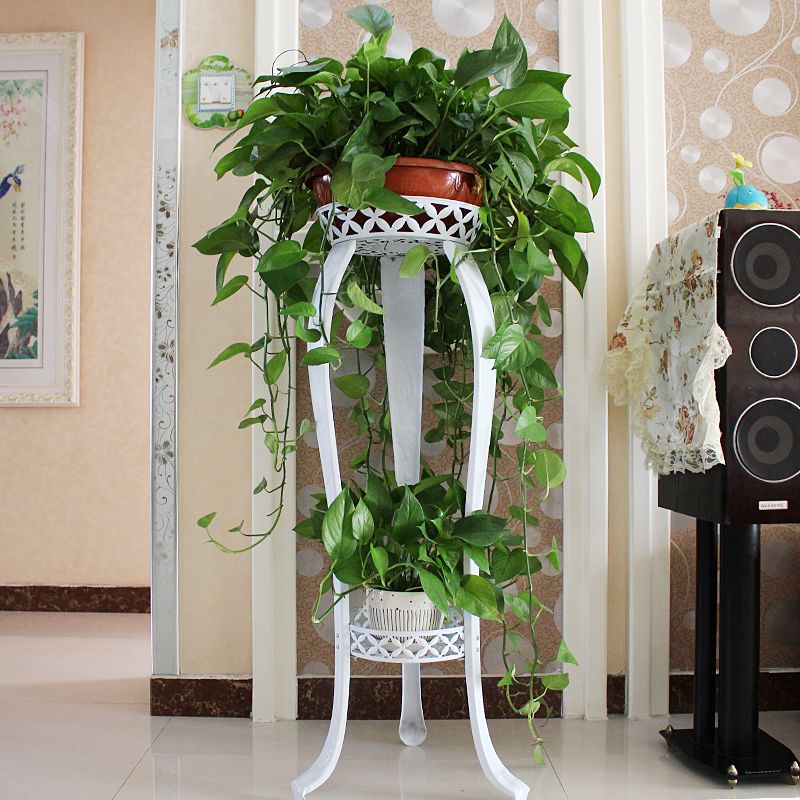 [Bold Thickening] Iron Multi-Layer Flower Stand Balcony Living Room Interior Chlorophytum Jardiniere Simple Scindapsus Shelf