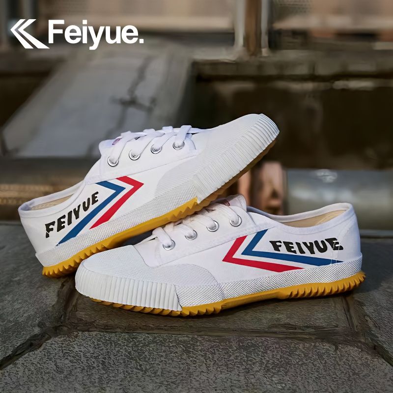 FEIYUE Retro Canvas White Sneakers
