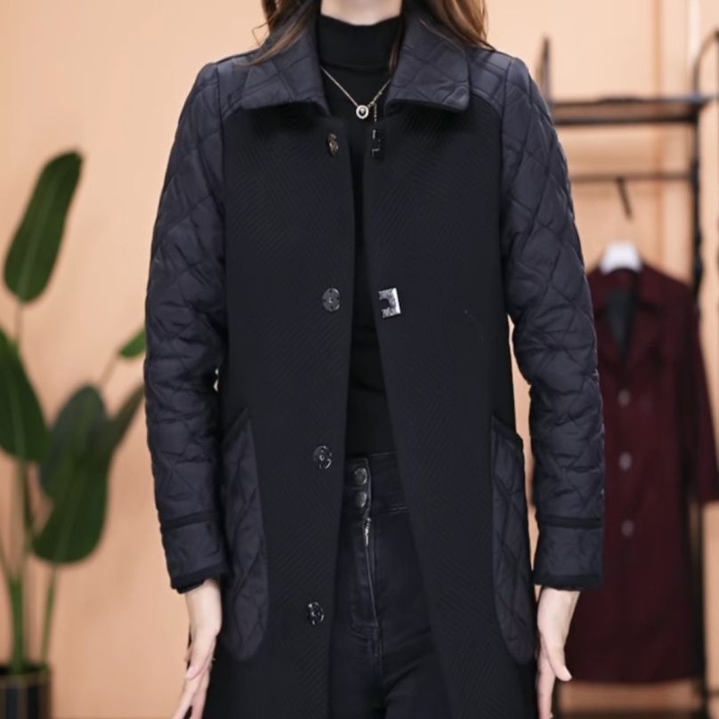 高檔五防陽光呢外套女中長款2023秋冬裝新款時尚高檔洋氣外穿大衣