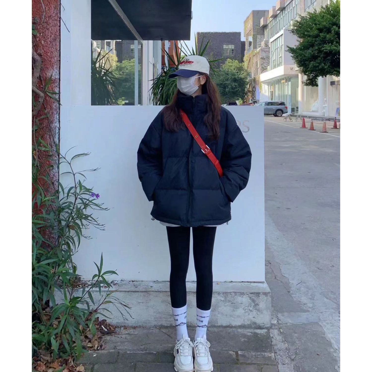 寬鬆加厚小個子黑色棉服冬季情侶裝百搭外套棉衣麵包服棉襖男女潮