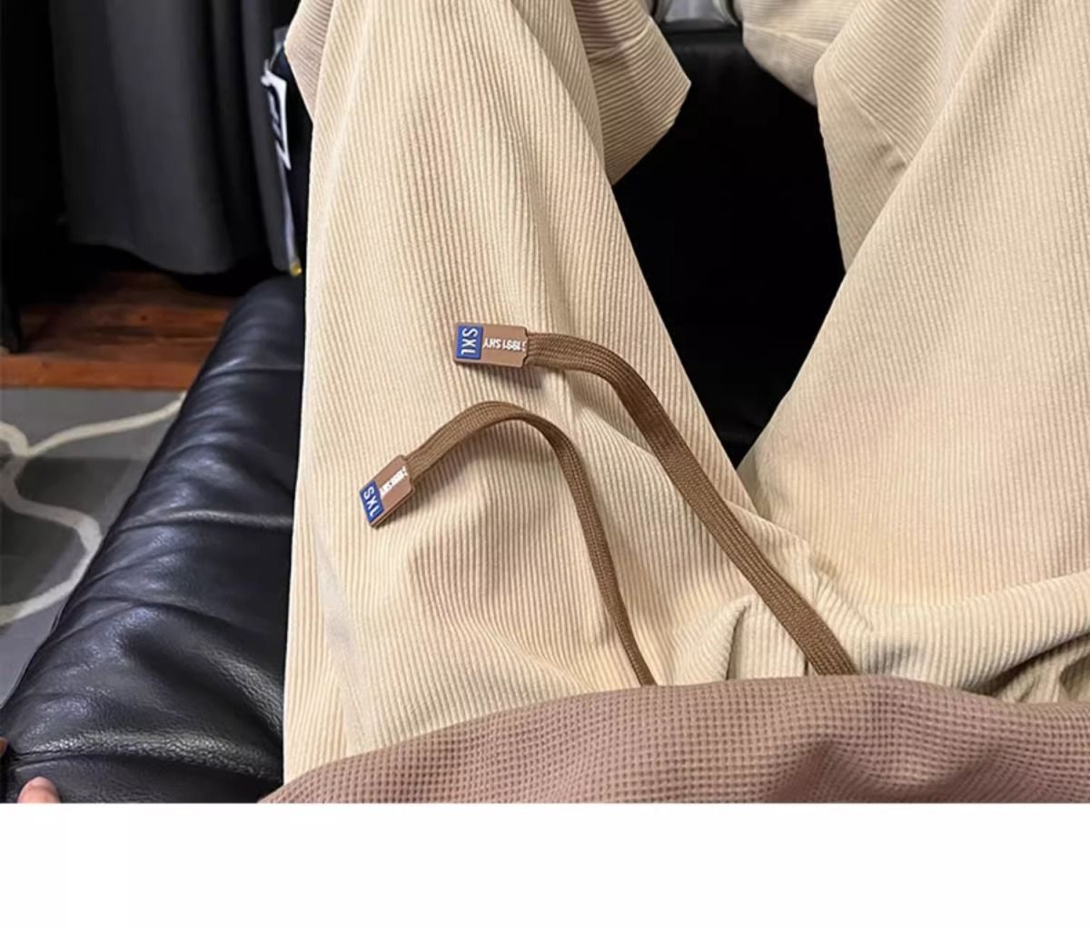 Herren Cordhose Gefüttert Gerade Geschnittene Freizeithose Warm_voghion.com