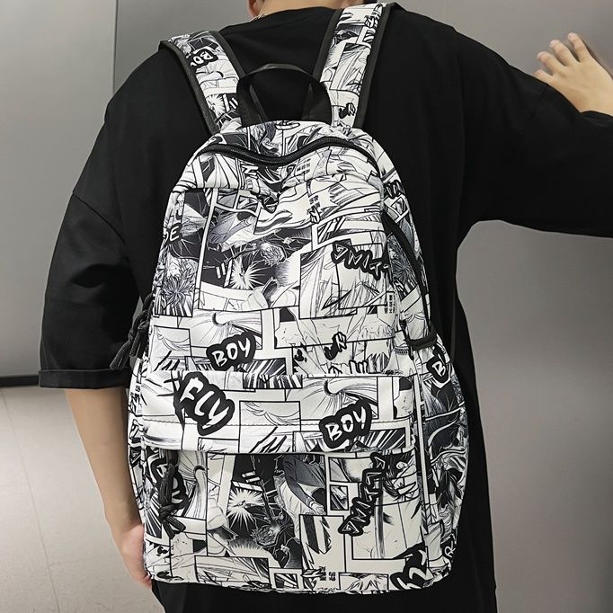 Junior high school student backpack male Korean version high school student backpack female primary school student fourth, fifth and sixth grade backpack large capacity