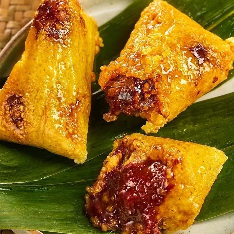 10个大黄米粽子端午节甜味正宗红豆豆沙蜜枣多口味粽子