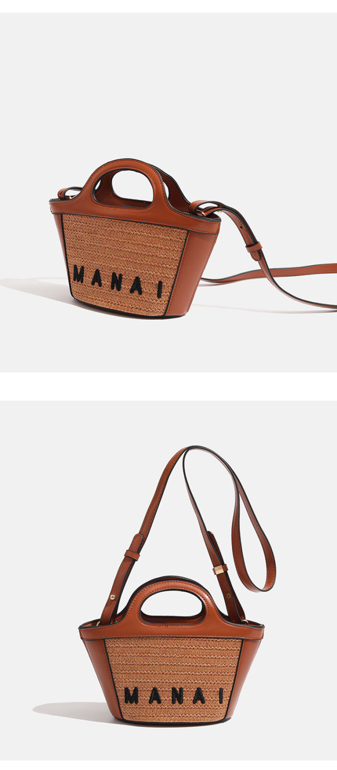 CHARHP&KEJNT Borsa a tracolla da spiaggia estiva in paglia per donna, borsa a tracolla singola intrecciata di alta qualità_voghion.com
