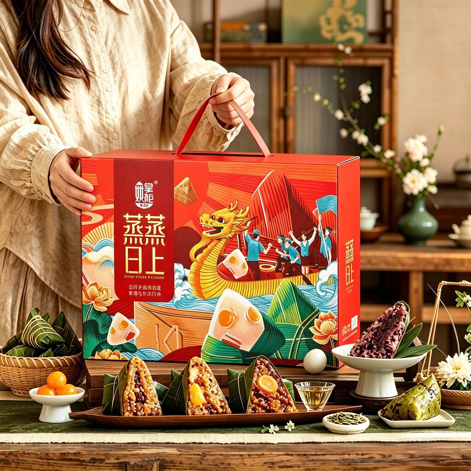 姚掌柜端午节高档粽子礼盒装2026团购定制送礼品员工福利批发
