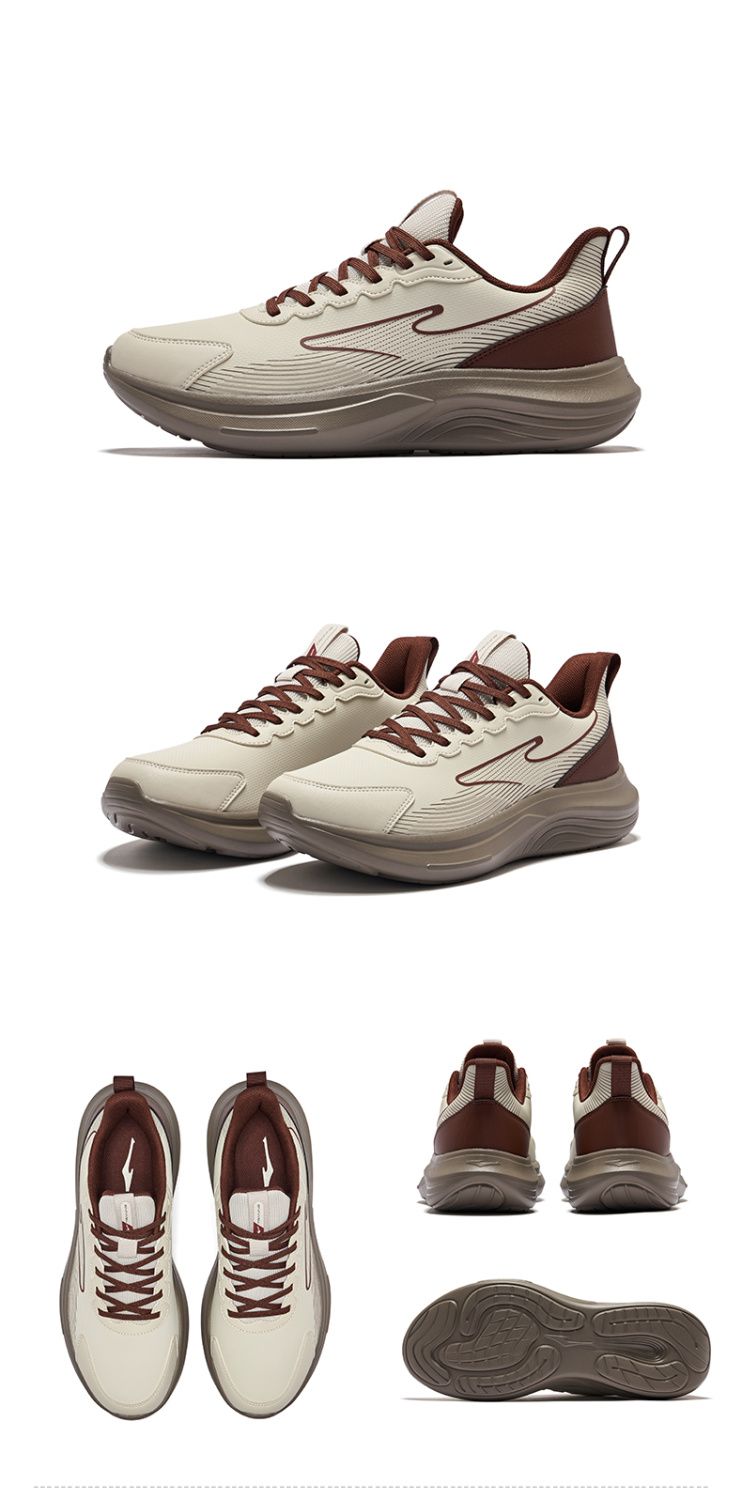 Hongxing Erke Yunyi pour hommes, chaussures de course imperméables, légères et rebondissantes avec semelle souple_voghion.com