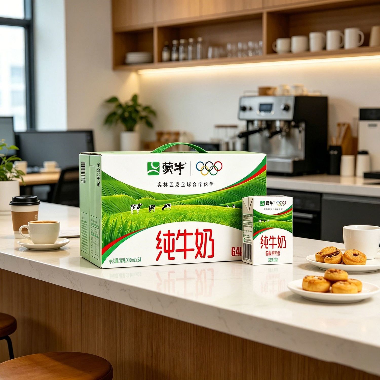 9月产 蒙牛纯牛奶200ml*24盒*1提营养纯奶礼盒装学生成人正品方包 图 6