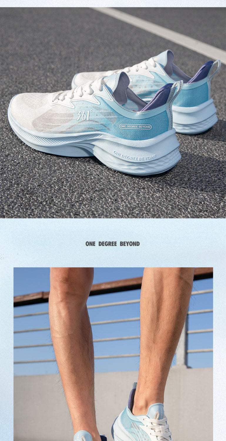 361 ° Speed for Men 2024 Summer New Shock Absorbent Trainer Aerobic Training Soft Bottom Running Shoes_voghion.com