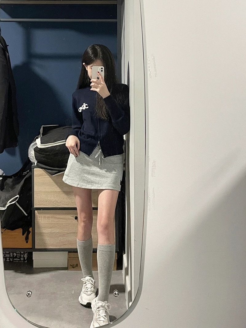 美式復古辣妹短款衛衣女春秋2023新款爆款慵懶風拉鏈開衫早秋外套