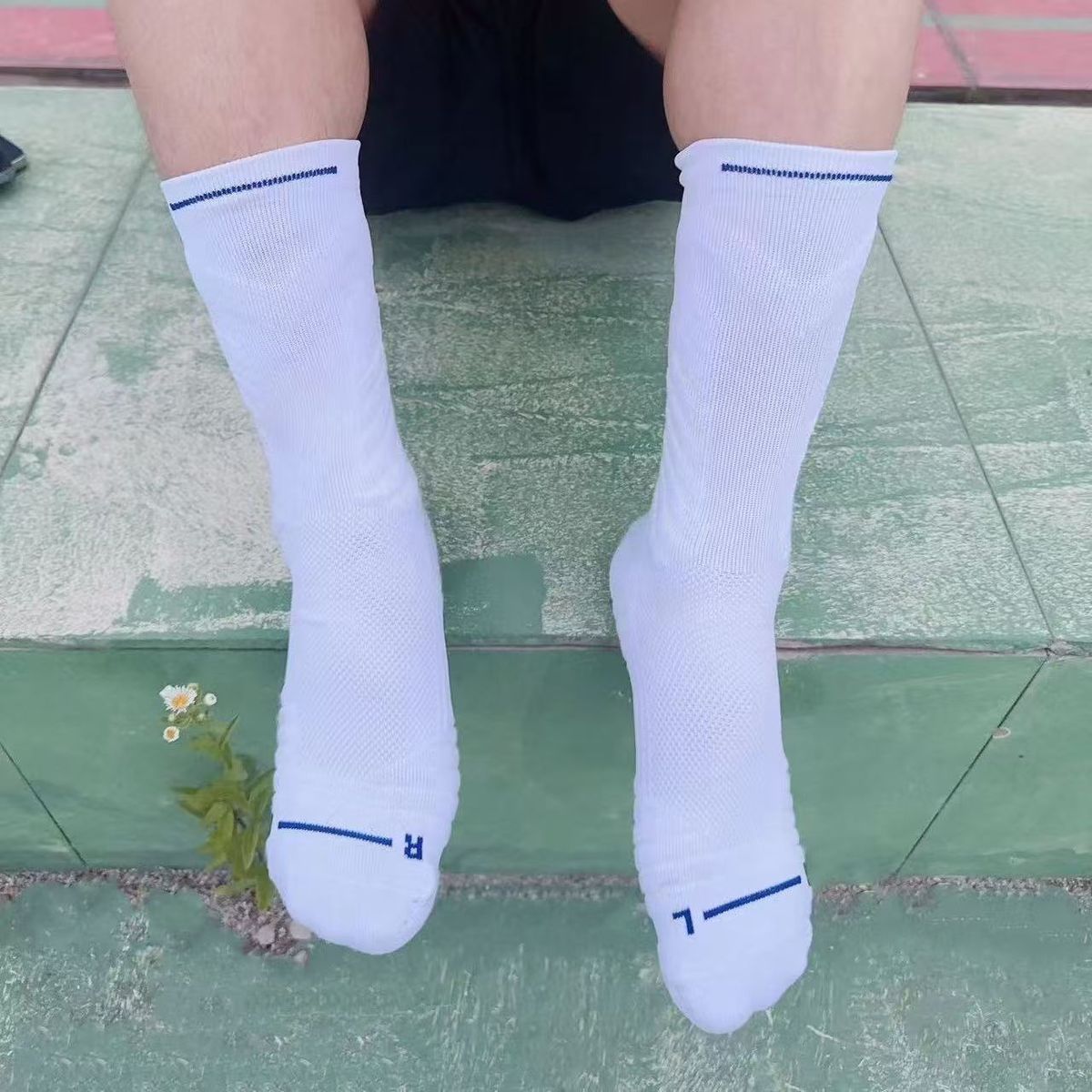 Professional Elite Basketball Socks Non-slip Thickened Cotton_voghion.com