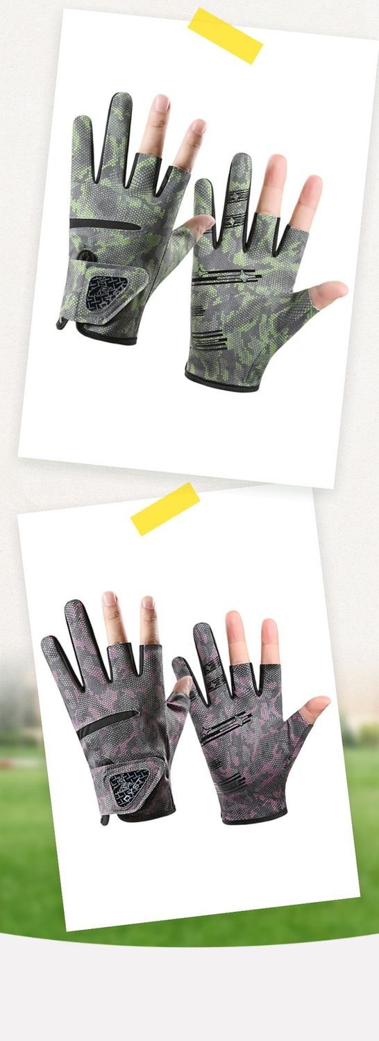 Men's Half-Finger Thin Fitness Outdoor Fishing Climbing Cycling Non-Slip Breathable Sun-Proof Half-Length Women's_desvips.com