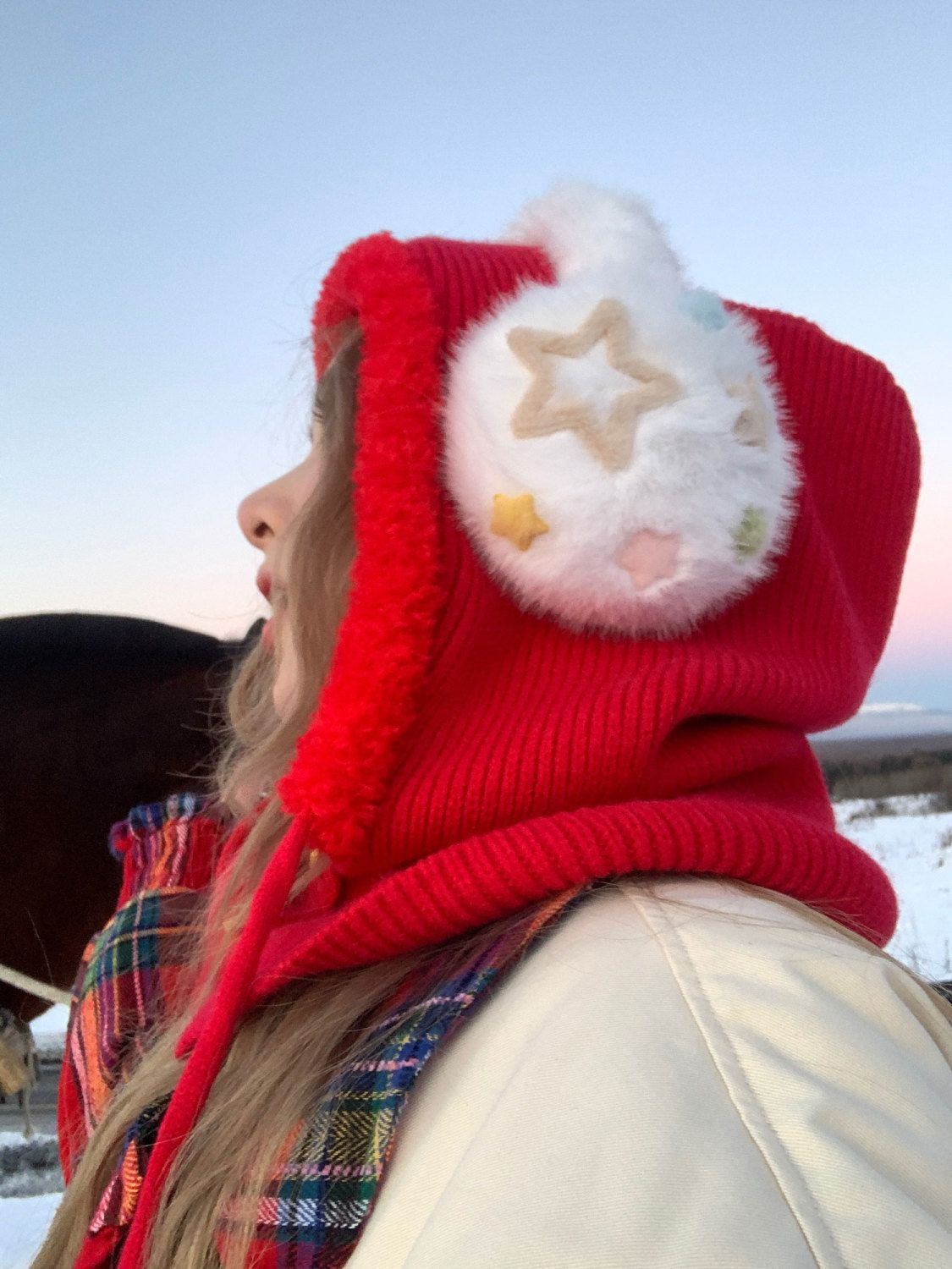 Plushörselkåpor för dam vinter varma skyddande öronvärmare_voghion.com